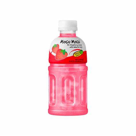 MOGU MOGU - bevanda analcolica al gusto di fragola con nata di cocco - 320ml