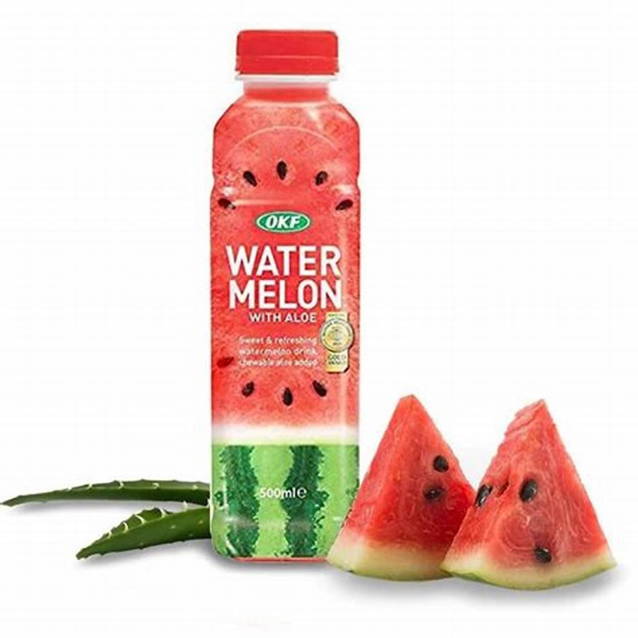 OKF - bevanda analcolica al gusto di cocomero con aloe - 500ml