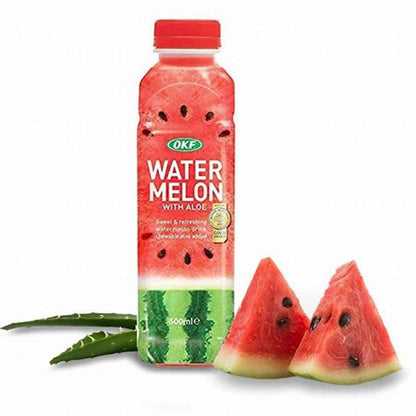 OKF - bevanda analcolica al gusto di cocomero con aloe - 500ml