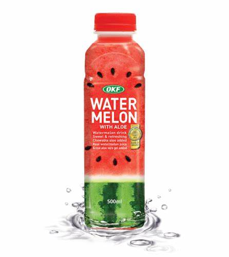OKF - bevanda analcolica al gusto di cocomero con aloe - 500ml