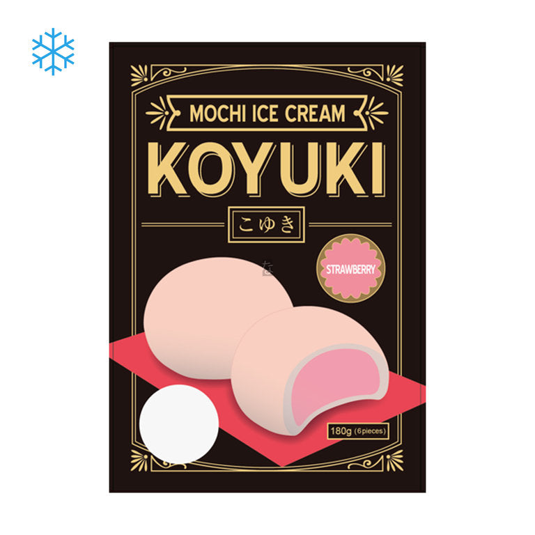 KOYUKI - mochi gelato al gusto di fragola - 180g(PRODOTTO SURGELATO SPEDIZIONE SOLO MILANO)