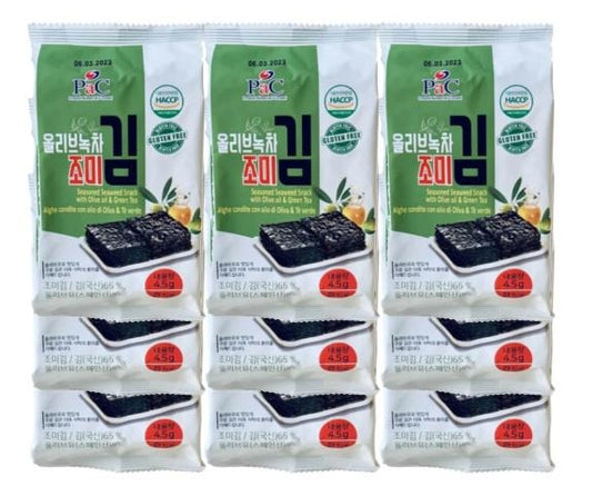 ALGHE CROCCANTI ALL'OLIO D'OLIVA E TE VERDE SENZA GLUTINE 40.5g