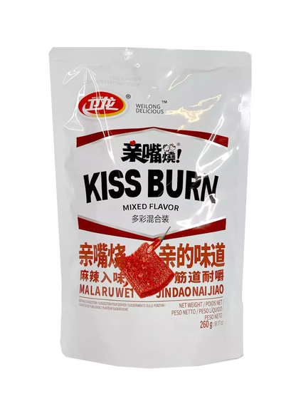 WEILONG - kiss burn snack a fette ai gusti mix - 260g
