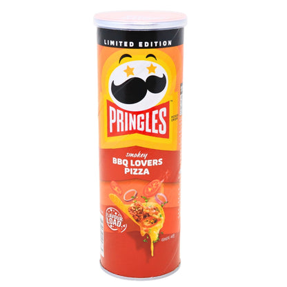 PRINGLES - chips al gusto di bbq aromatizzato pizza - 102g