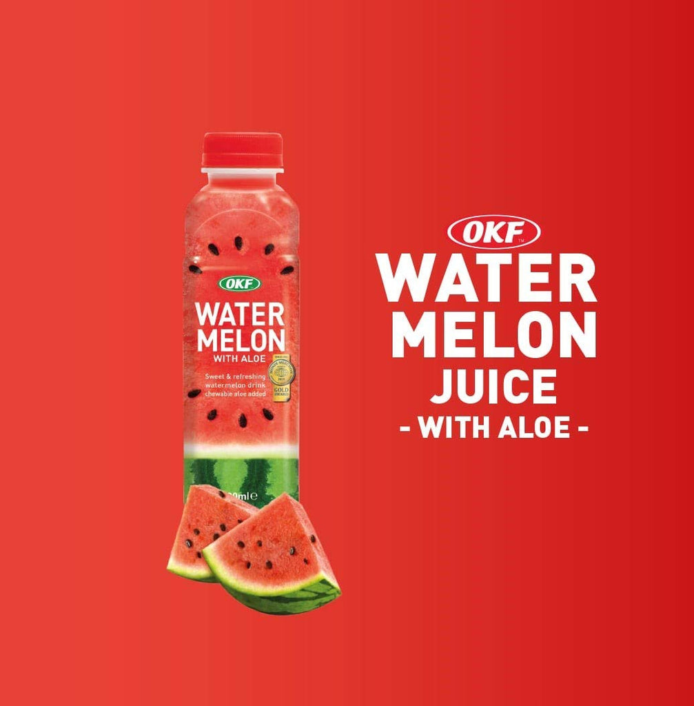 OKF - bevanda analcolica al gusto di cocomero con aloe - 500ml
