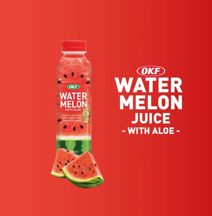 OKF - bevanda analcolica al gusto di cocomero con aloe - 500ml
