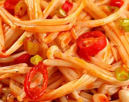 SNACK DI ENOKI PRECOTTI PICCANTE 120G