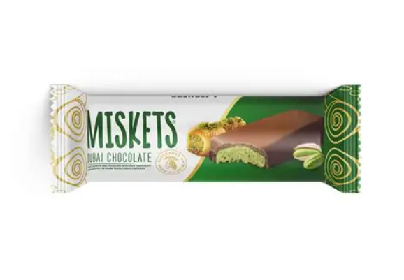 MISKETS – BARRETTA DUBAI CHOCOLATE AL PISTACCHIO CON KADAYIF – 25G