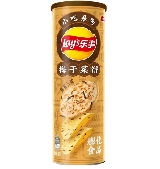 LAY’S – PATATINE AL GUSTO MEI GAN CAI BING (TORTA CINESE AI RAPINI ESSICCATI) 90G