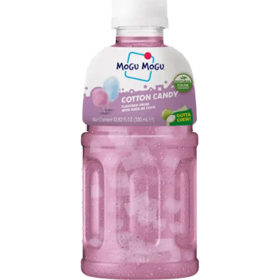 MOGU MOGU COTTON CANDY 320ML – BEVANDA ALLO ZUCCHERO FILATO CON NATA DE COCO