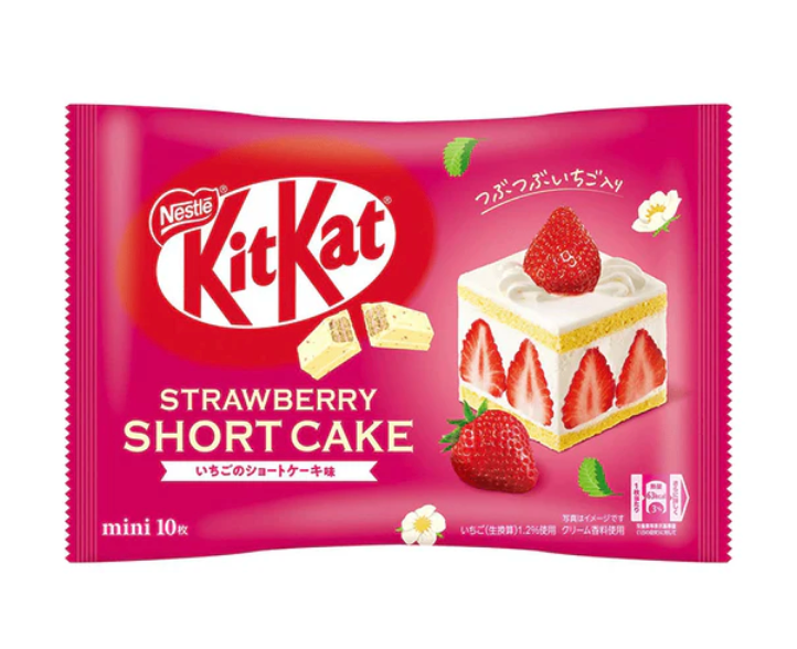 MINI KITKAT AL GUSTO TORTA DI FRAGOLA - 10PZ - 116G