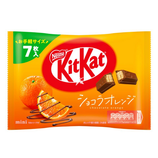 STICK DI WAFER E CACAO AL GUSTO CIOCCOLATO E ARANCIA - 7PZ - 81.2 G