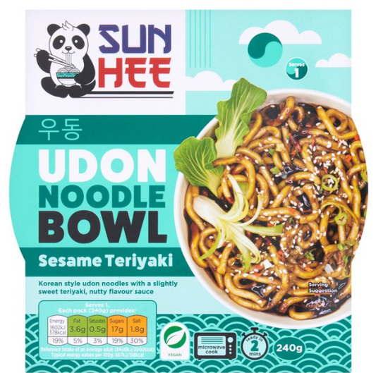 SUN HEE - UDON ISTANTANEI GUSTO TERIYAKI E SESAMO - 240 G