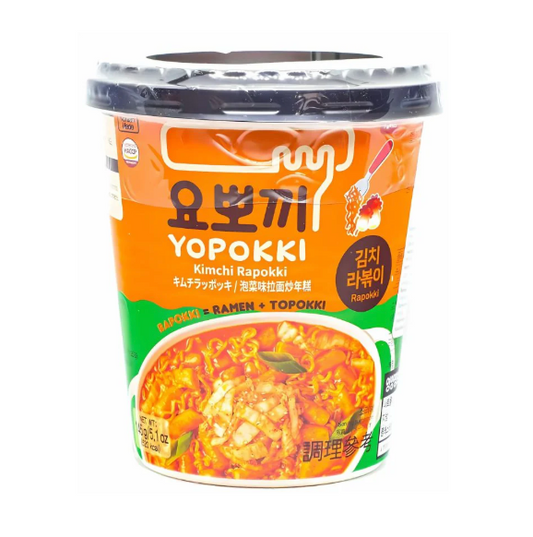 Gnocchi di riso e ramen al gusto di kimchi - rabokki in cup - 145 g