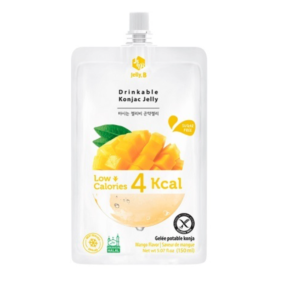 BEVANDA GELATINA DI KONJAC AL MANGO - HALAL E GLUTEN FREE - 10 PZ X 150 ML