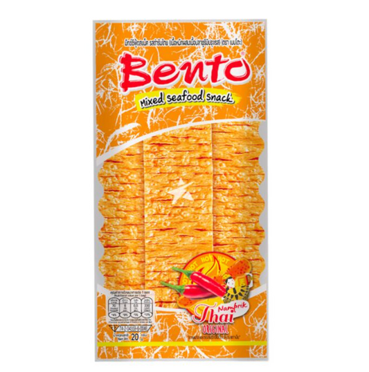 SNACK DI FRUTTI DI MARE MISTI - GUSTO THAI PICCANTE "NAM PRIK" - 20 G