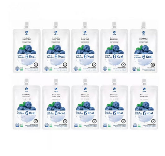 BEVANDA GELATINA DI KONJAC AL MIRTILLO - HALAL E GLUTEN FREE - 10 PZ X 150 ML