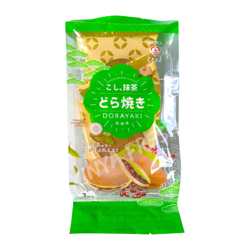 DORAYAKI AI FAGIOLI ROSSI E MATCHA 165g-TOKIMEKI