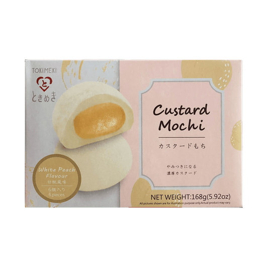 MOCHI AL GUSTO DI PESCA BIANCA 168G-TOKIMEKI