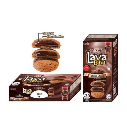 UNICO - lava bites cookies di burro al ripieno di cioccolato- 200g
