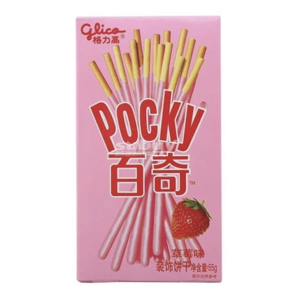 Pocky con cereali e crema fragola 45 gr