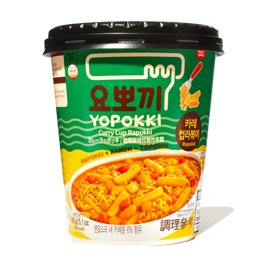 GNOCCHI DI RISO E RAMEN INSTANTANEO AL CURRY 145g-YOUNGPOONG	145g