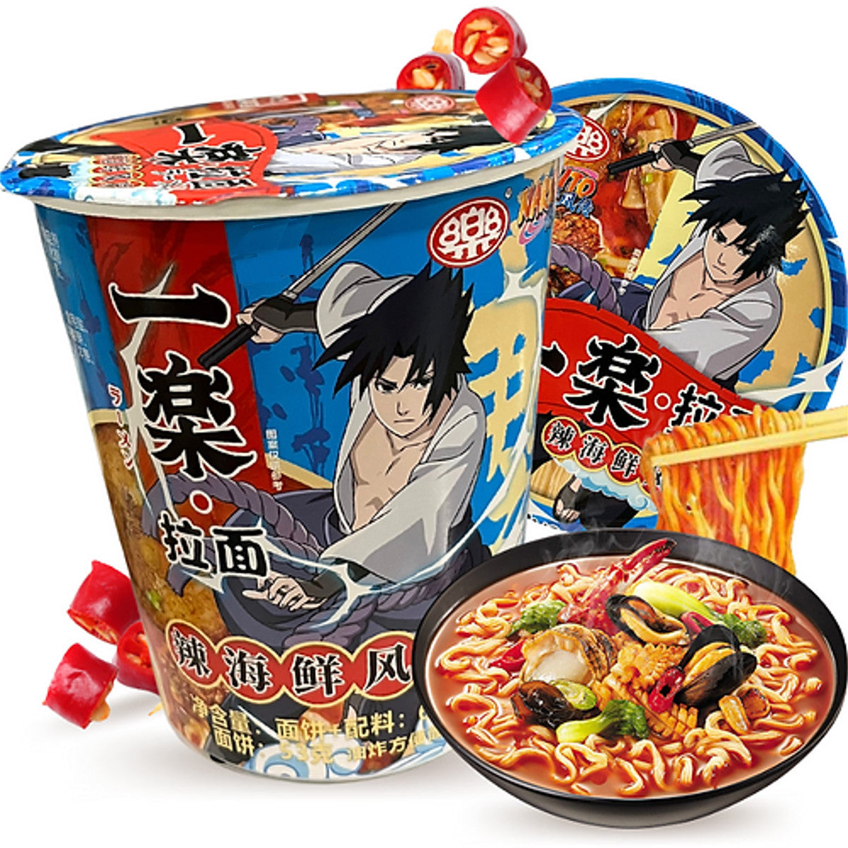 Naruto Ramen istantanei ai frutti di mare piccante 65 g