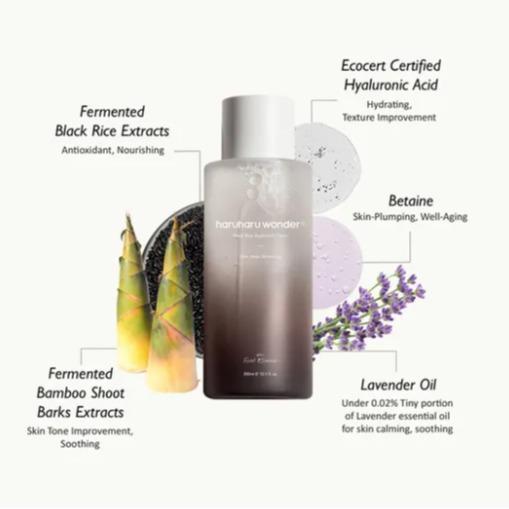 HARUHARU WONDER BLACK RICE HYALURONIC TONER 150ML