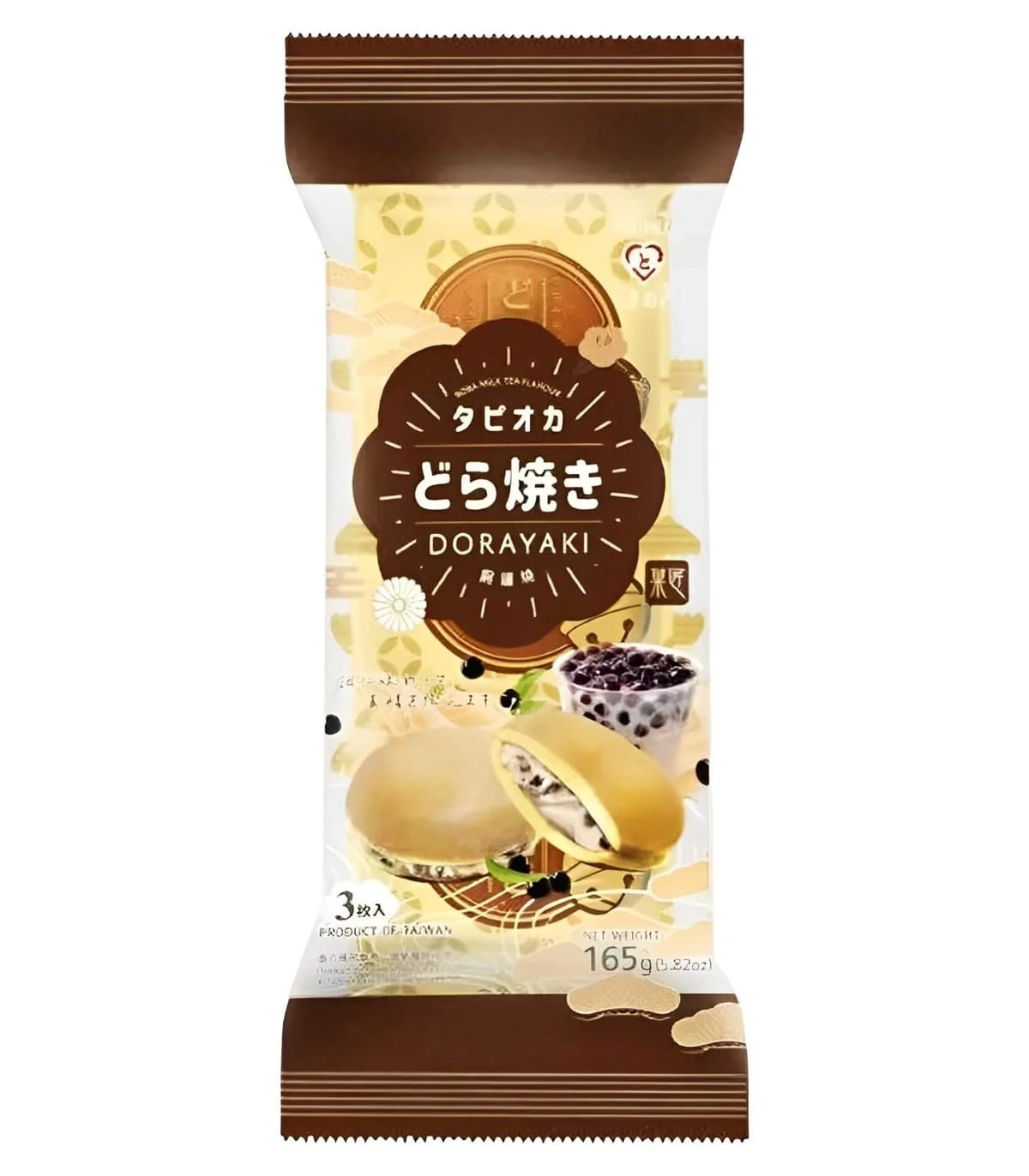 DORAYAKI AI LATTE E TAPIOCA NERA 165g-TOKIMEKI