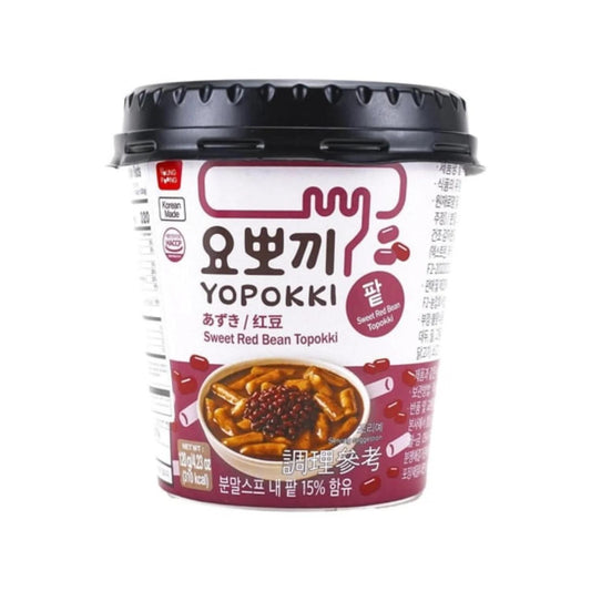 Gnocchi di riso tteokbokki in salsa di fagiolo rosso - 120g