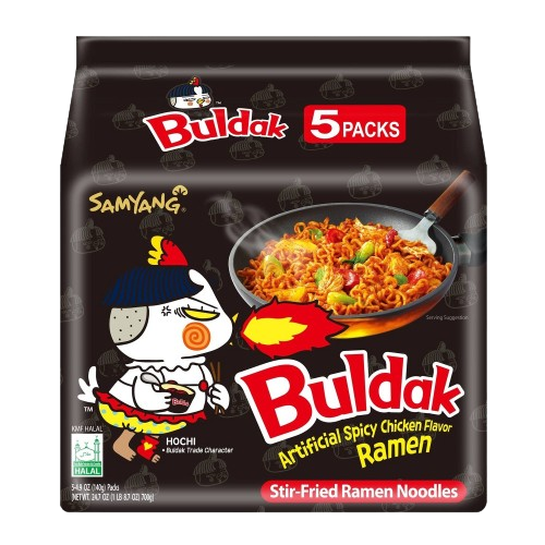 RAMEN BLACK HOT CHICKEN SAMYANG 5 PZ 140 GR