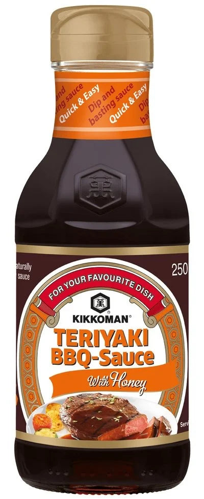 SALSA TERIYAKI BBQ CON MIELE KIKKOMAN 250 ml