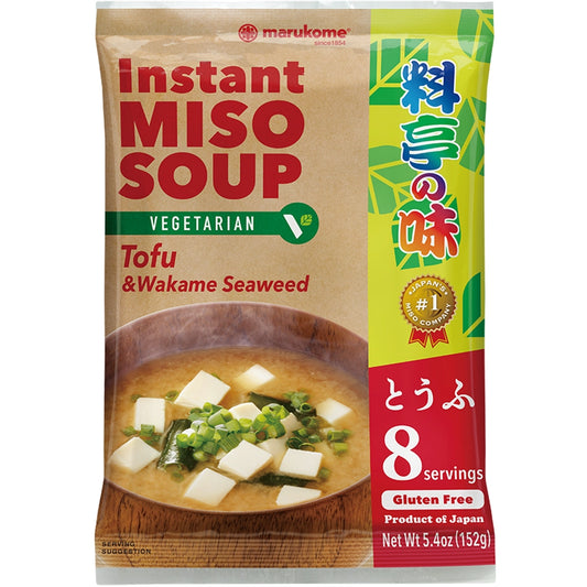 ZUPPA DI MISO INSTANTANEO AI TOFU E WAKEME