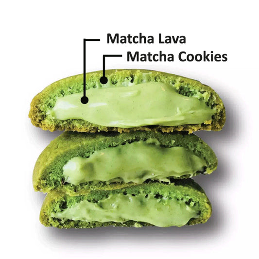 UNICO - lava bites cookies di burro al ripieno di matcha - 200g