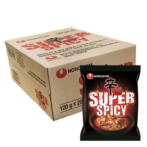 Shin ramen super spicy - 120g x 20 pezzi