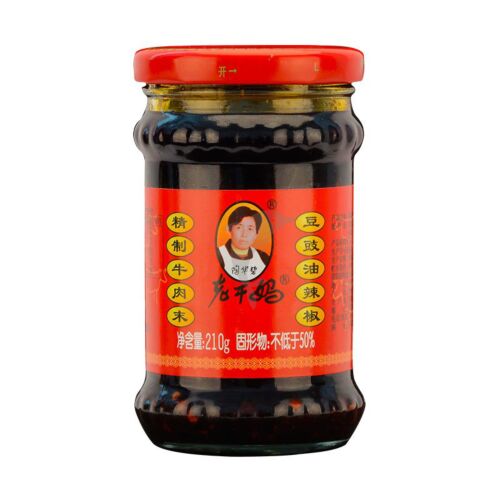 LAOGANMA OLIO PICCANTE CON MANZO 210 GR