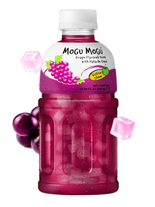 MOGU MOGU - bevanda analcolica al gusto di uva rossa con nata di cocco - 320ml