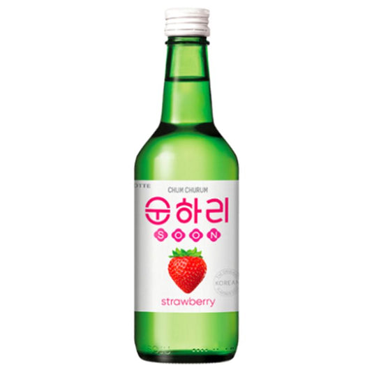 SOJU COREANO CHUM CHURUM AL GUSTO FRAGOLA 360ml-CHUMCHURUM