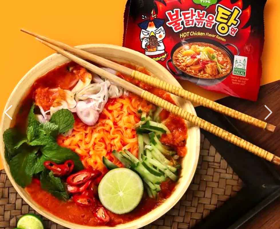 5 CONFEZIONI MISTE RAMEN BULDAK CHEESE, CARBONARA, KIMCHI, HOT CHICKEN, STEW TYPE 5X140G