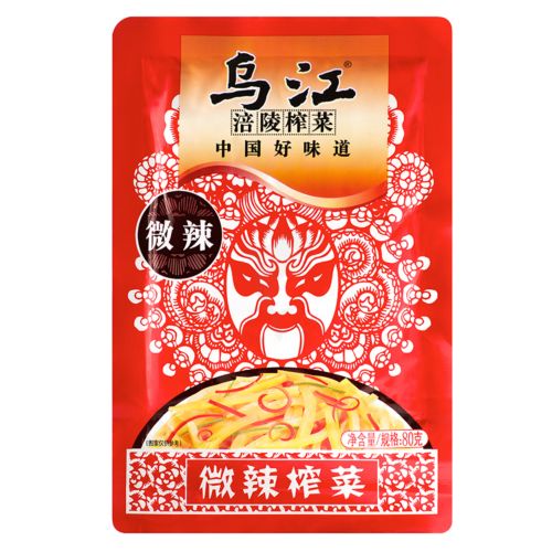 TUBERO DI SENAPE PICCANTE AFFETTATO - WUJIANG 80 g