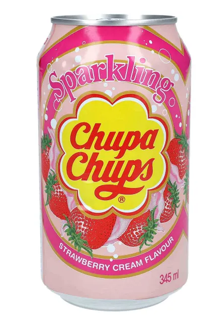 SODA ALLA FRAGOLA E PANNA CHUPA CHUPS 345 ml