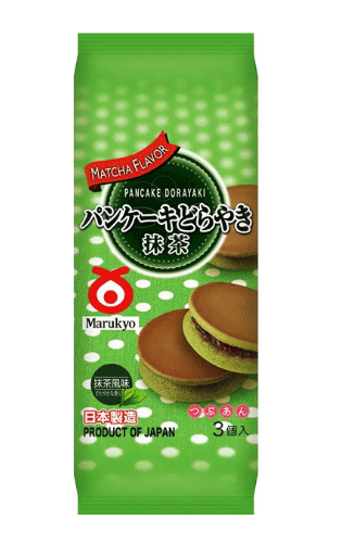 DORAYAKI AL MATCHA CON FAGIOLI ROSSI - 150 GR - 3 PZ