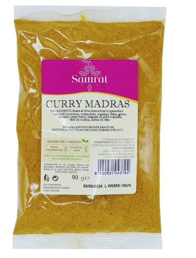 CURRY MADRAS SAMRAT, 90 GR