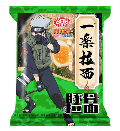 YILE - naruto noodles istantanei al gusto di costolette di maiale - 135g