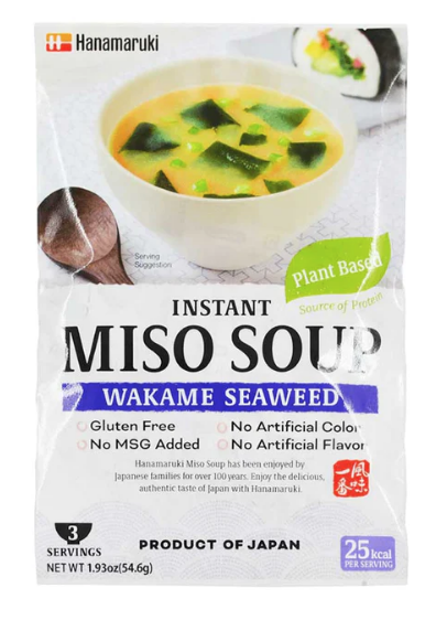 ZUPPA DI MISO CON ALGHE WAKAME 3 PZ 54,6 GR