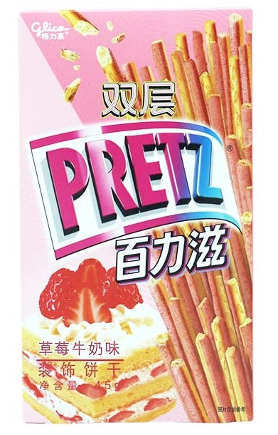 PRETZ TORTA PANNA E FRAGOLE 45 GR-GLICO