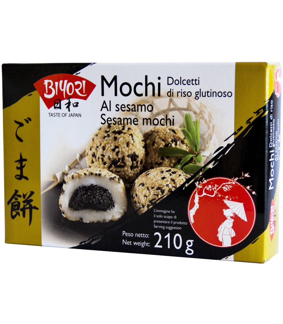 MOCHI GIAPPONESI AL SESAMO  210 GR