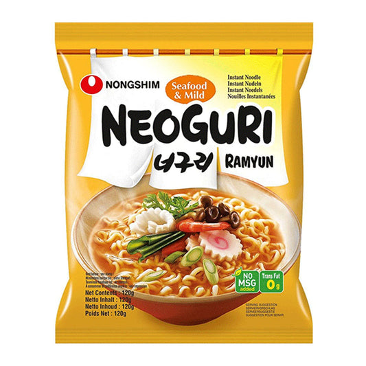 RAMEN COREANI MEDIO PICCANTI CON PESCE 120 GR