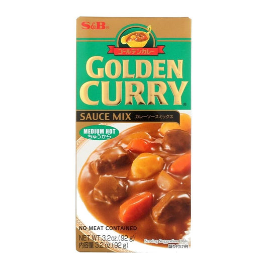 CURRY GIAPPONESE IN DADO MEDIAMENTE PICCANTE -  S&B  92 g